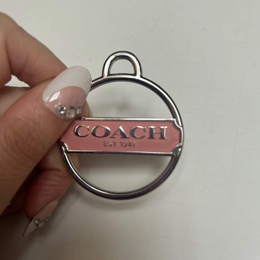 COACH METAL BAG CHARM - Picture 3 of 6